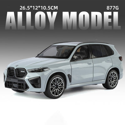 NEW 1:18 BMW X5M X5 F95 SUV Alloy Car Diecasts & Toy Vehicles Car Model Miniature Scale Model Car For Children