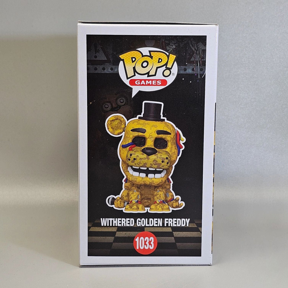 Withered Golden Freddy 1033 Figures FUNKO POP Five Nights at Freddy's 3.9inch Vinyl Figure Collectible Limited Edition Toy Gift