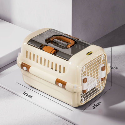 2025 New Cat Carrier Airline Approved,Portable Pet Carrier TSA Approved for Travel,Anti-Anxiety Outdoor Cat Bag for Car,Home Use