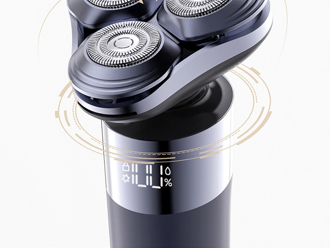 Mijia Electric Shaver S302 LED Digital Display IPX7 Waterproof 800mAh Tpye-C Rechargeable Razor Shaver for Men
