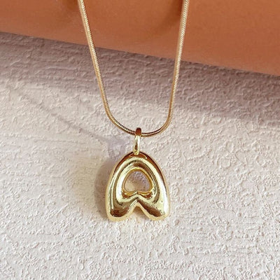 26 Alphabet Letters A-Z Name Pendant Stainless Steel Necklace Initial Minimalist Necklaces For Men Women Fashion Gifts Wholesale
