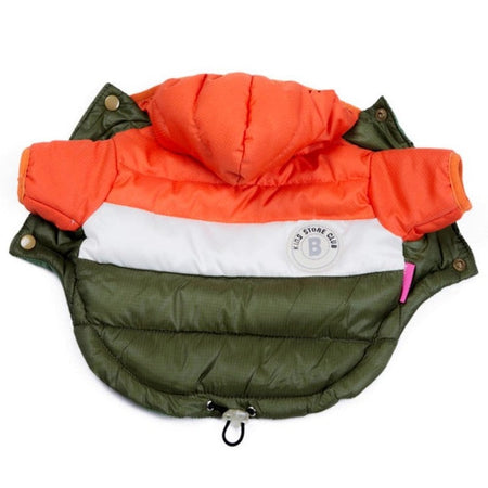 Winter Padded Dog Down Jacket Warm Soft Dog Clothes Fashion Puppy Jacket Cute Solid Cat Coat Pet Outfits French Bulldog Clothes