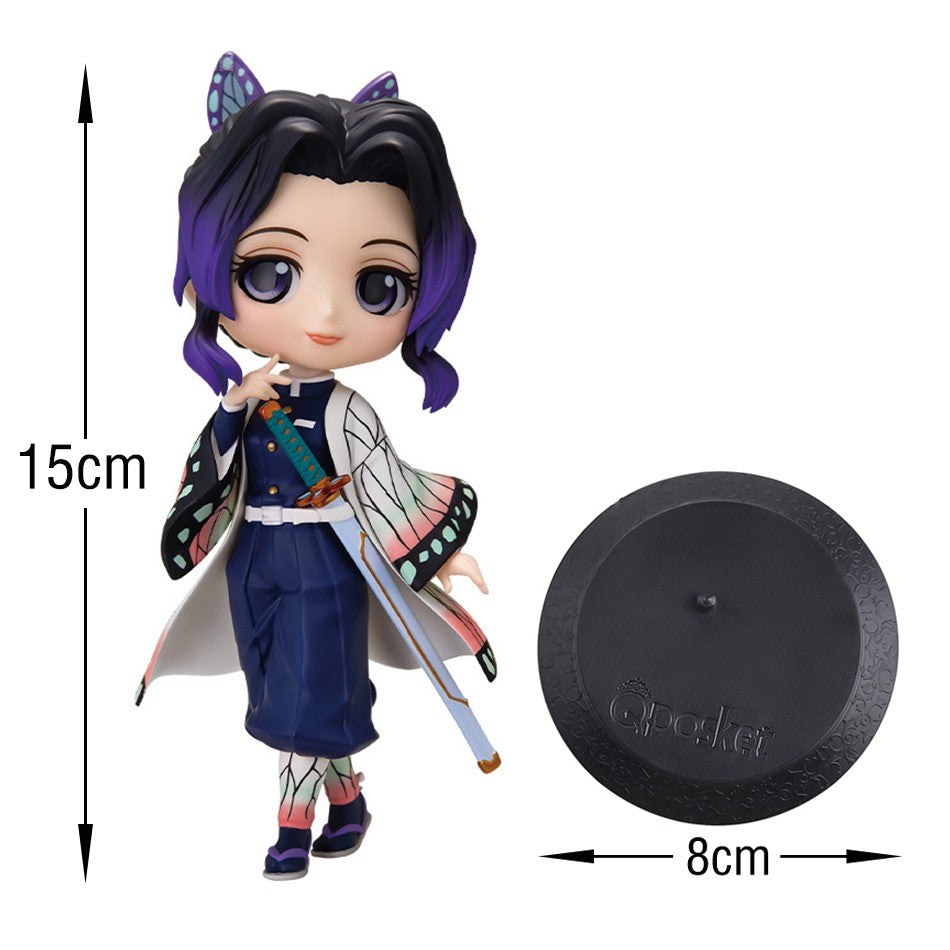 15cm Anime Demon Slayer Kimetsu no Yaiba figure Kamado Tanjirou Action Figure Agatsuma Zenitsu Nezuko Warrior PVC Model Toys