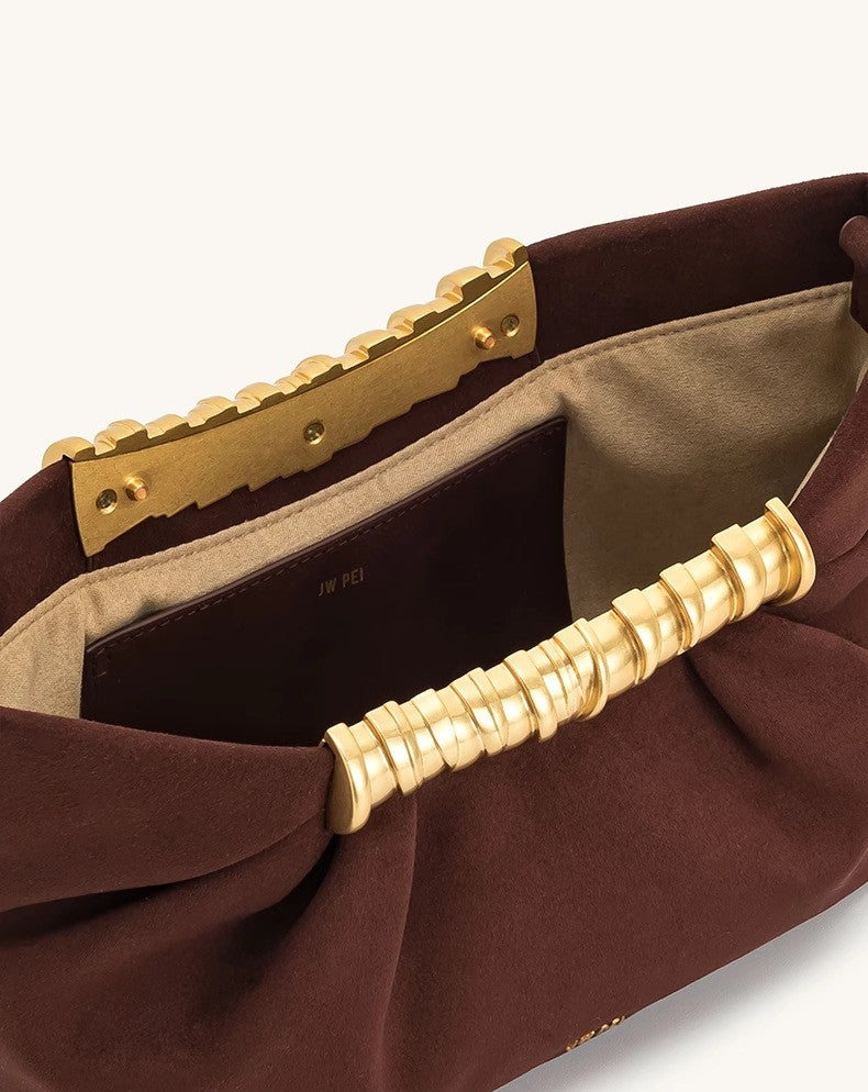2025 Summer New Evening Handbag For Women Wrinkled Metal Fashion Bag Clutchs ????? ??????? ????????? ??????? ??????? Sac à Main