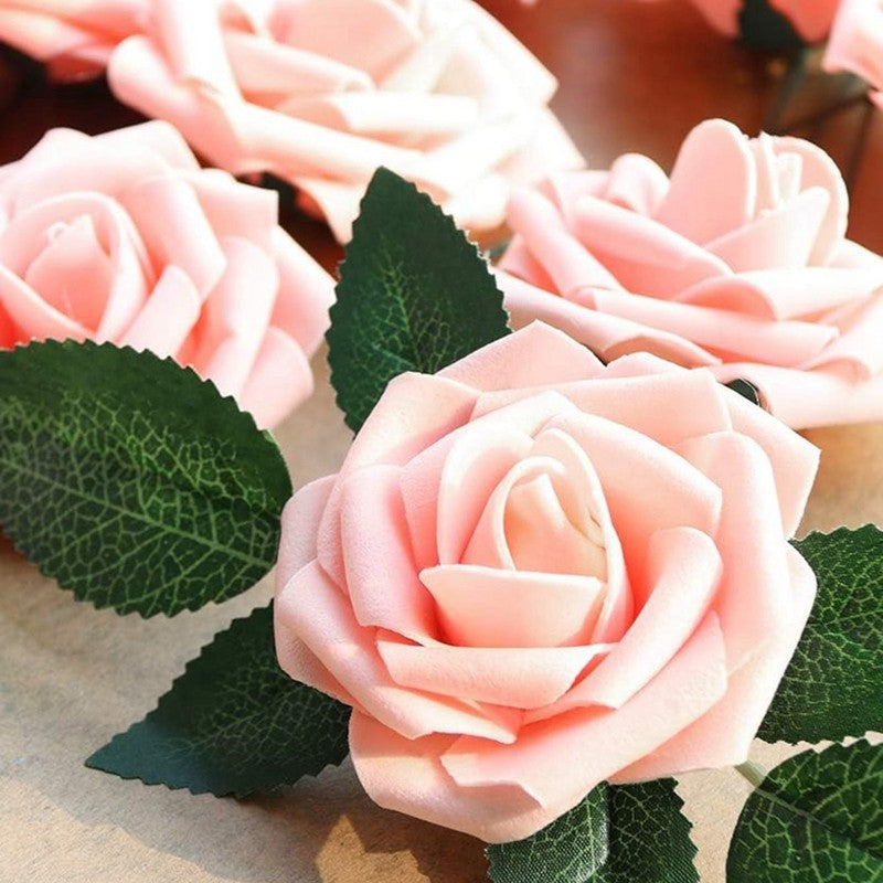 5/10/15/20/25Pcs Artificial Rose Flowers Wedding Decorations Centerpieces Arrangements Party Baby Shower Garden Home Decor Gifts