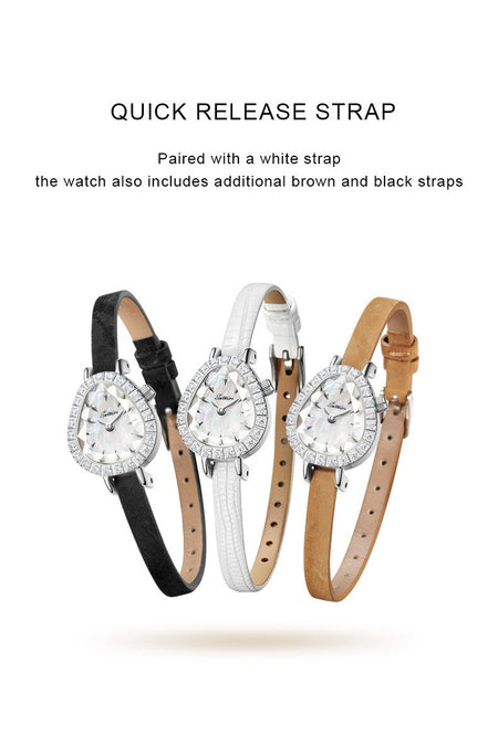 Sotoiru Watches for Woman Fashion Quartz Snake Wristwatches with Qucik Release Strap Original Design Christmas Gift for Woman