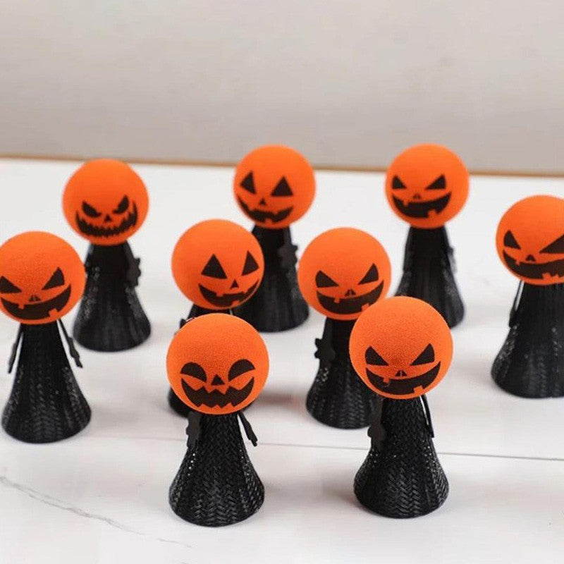 Halloween Bouncing Pumpkin Gifts Halloween Decorations Pressing Bouncing Pumpkin Ornament Day of The Dead Party Favors Gifts