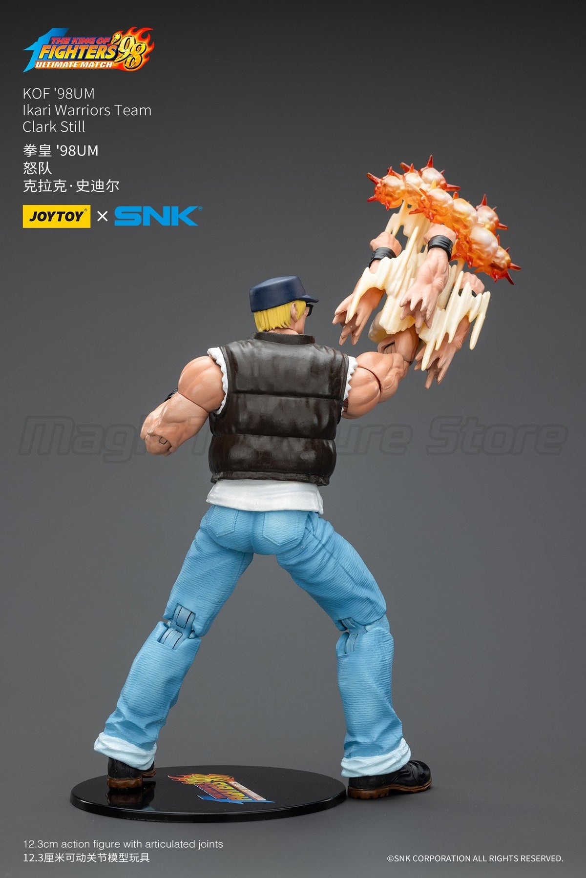?MT?JOYTOY 1/18 Action Figure SNK KOF'98UM Ikari Warriors Team Ralf Jones Clark Still Leona Heidern Toy Model Gift