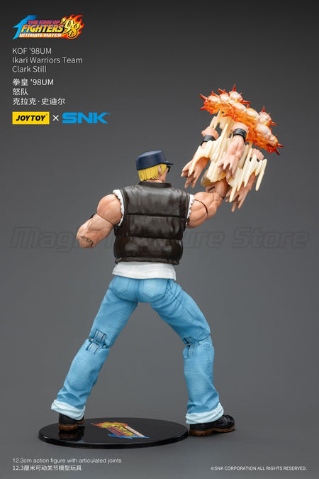 ?MT?JOYTOY 1/18 Action Figure SNK KOF'98UM Ikari Warriors Team Ralf Jones Clark Still Leona Heidern Toy Model Gift