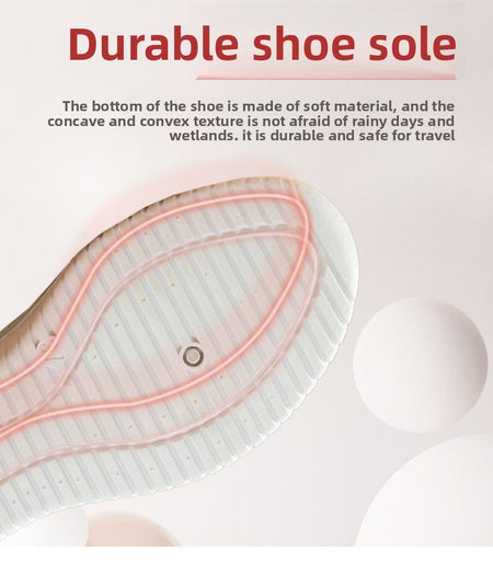 Women's Fashion Vulcanised Trainers 2025 Round Toe Breathable Flower Mesh Casual Flat Slip-On Women's Casual Vulcanised Shoes