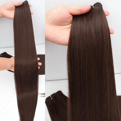 Russia Straight Hair Weave Bundles 65cm 200G Fiber Synthetic Hair Extensions Bio Protein Heat Resistant Ponytail Cosplay Hair