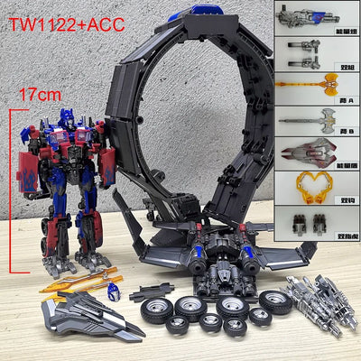 Baiwei Trailers TW1122 Transformation Toys Optimus Commander Robot TW1022 Tactical Container CY01 Model KIT Deformation Figure