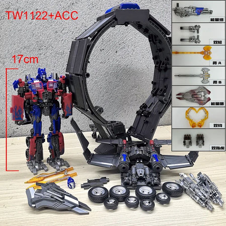 Baiwei Trailers TW1122 Transformation Toys Optimus Commander Robot TW1022 Tactical Container CY01 Model KIT Deformation Figure