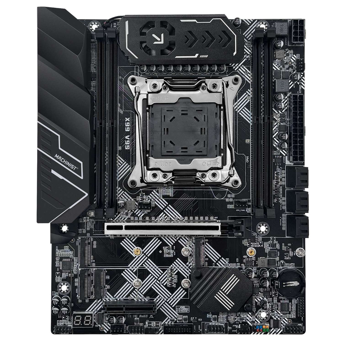 MACHINIST X99 V9S Motherboard Support TPM2.0 LGA 2011-3 Xeon E5 cpu DDR4 RAM C612 chip with 3*NVME M.2 slot SATA3.0 USB3.0