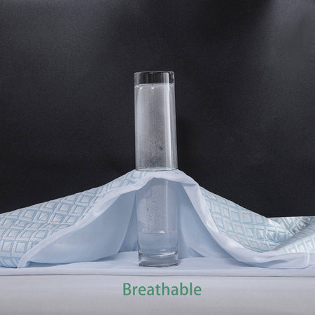 Ice Silk Cooling Fabric 3d Air Layer Waterproof Mattress Covers Fitted Sheets Thick Mattress Protector for Single Double King