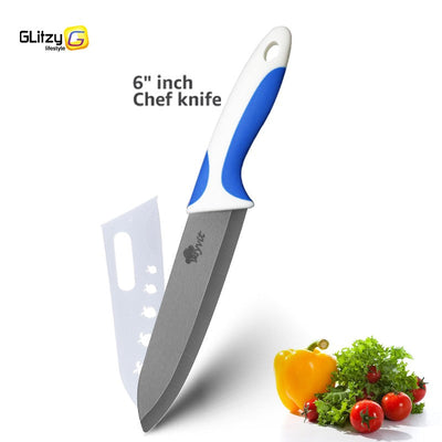 Kitchen Chef Knife Rustproof Fruit Paring Knife Ceramic Knife Household Utility Vegetable Slicing Knives Sharp Black Blades Cook