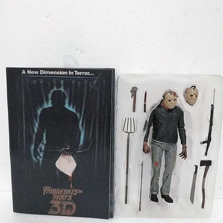 The 13th Figure Toys NECA Friday Freddy Jason Voorhees Blood Action Figure Jason Collectible Model Christmas Halloween Gifts