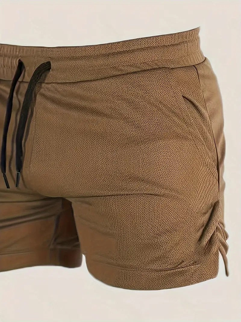 2024 Latest, Fast Drying Breathable Muscle Running Shorts, Marathon Seven Legs, Fitness Beach Pants, Tight Mesh Fabric, Hip Hop