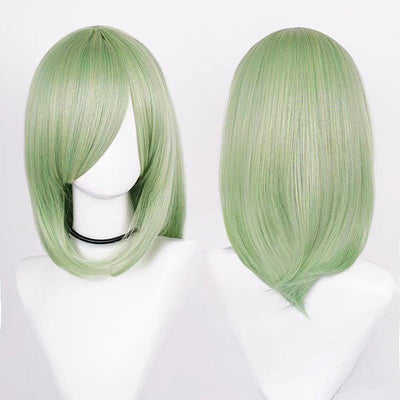 Cosplay Wigs Multicolor 16 Inch Short Straight Men's Wig Synthetic Heat Resistant Wigs for Anime Cosplay Halloween Party Use