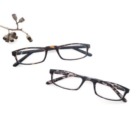 Women Men Reading Glasses Classic Small Rectangle Frame Spring Hinge Ulrta Comtable Wear Readers Eyeglass with Diopters