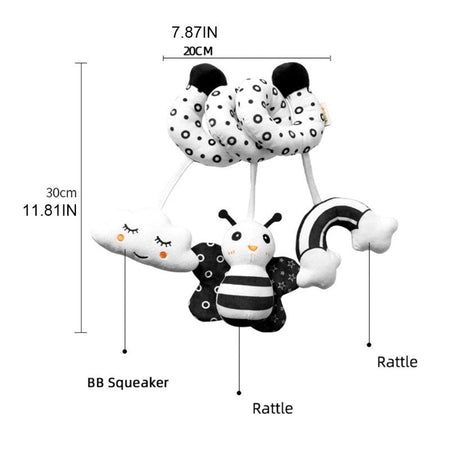 Baby Toy Toddler Cribs Cradles Hanging Bell Baby Stuff Newborn Stroller Stroller Play Arch Bed Toys for Babies 0 12 Months