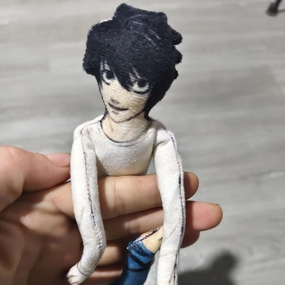 Anime Light Yagami L Plush Light Yagami L Plushies Doll Slender Twistable Shape Stuffed Toys room Decoration Festival Gift 28cm