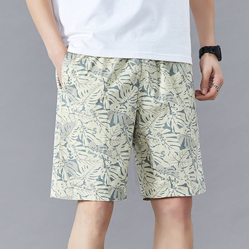 Men's Sweatpants Baggy Comfortable Shorts Male Casual Travel Outdoor Sports Bermuda Shorts Elastic Waist Y2K Print Half Pants