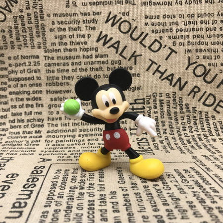 Disney Mickey Minnie Donald Duck Daisy Pluto Clarabelle Cow Cuckoo-Loca Action Figure Toys Anime Figure Doll Gifts For Children