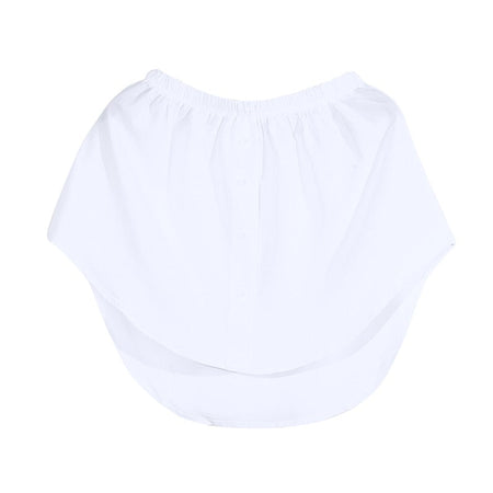 Detachable Underskirt Women Fake Shirt Irregular Skirt Tail Blouse Hem Cotton Extender Fake Hem Mini Skirt Fake Hem 6 Sizes