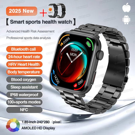 2025 New For Xiaomi Redmi Watch 5 Bluetooth Call GPS Tracking NFC Heart rate IP68 Waterproof Sport Fitness Smart bracelet Unisex