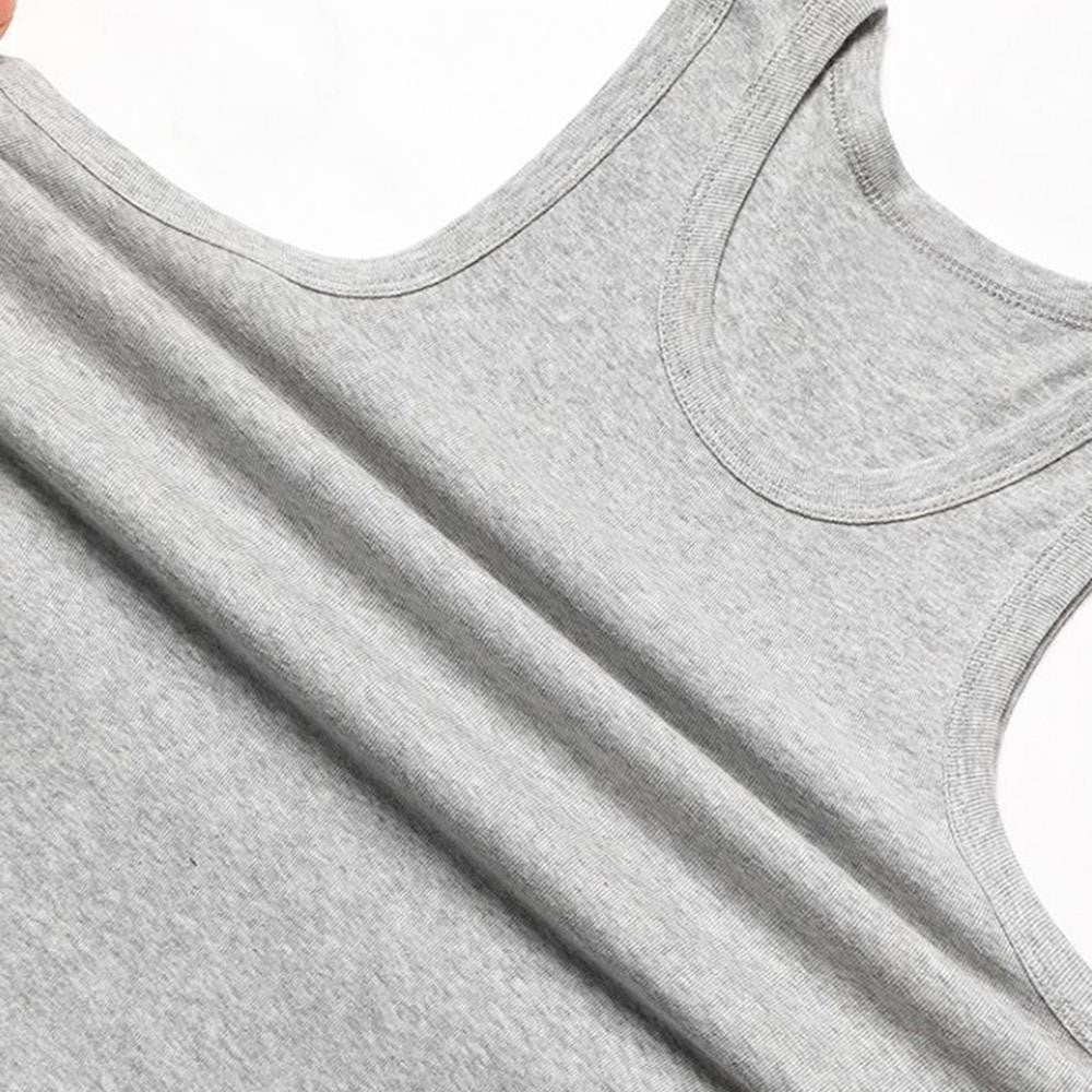 100% Cotton Men's Tank Tops Gym Stringer Man Braces T-shirt Bodybuilding Sleeveless Shirt Fitness Vest Male Muscle Singlets Hot