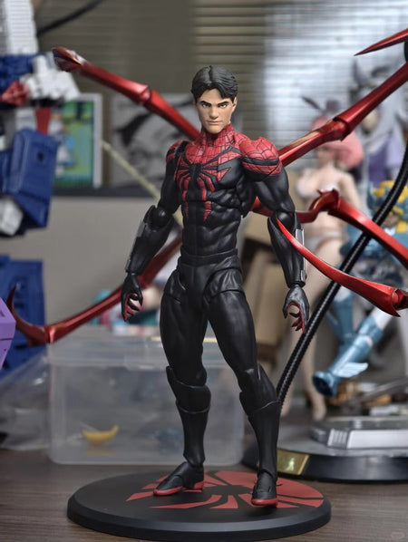 Mess Toys Superior Spider-Man Action Figure Doctor Octopus Peter Parker Anime Figurine Collectible Model Gifts Desktop Ornament
