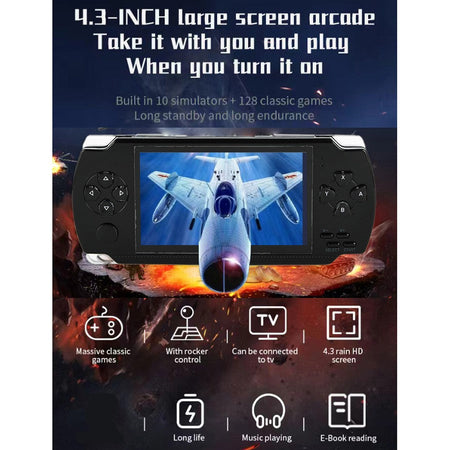 Handheld Portable Retro Video Game Console Videogame Arcade Player for Children Mini Machine Emulator Retrogame Gaming Station