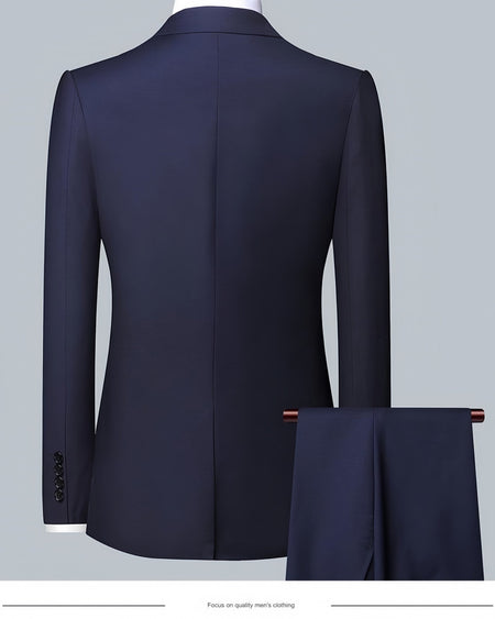 2025 Wedding Groom Suit for Men/Slim Fit 2-Piece(Blazer+pants)Breathable Groom Attire(Free Tie)Best Man, Party, Prom Ropa Hombre