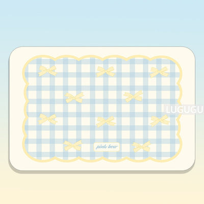 VIKAMA Cute Pet Placemats Cats And Dogs Universal Water-Absorbent Non-Slip Wash-Free Simple Pet Floor Mats Pet Supplies