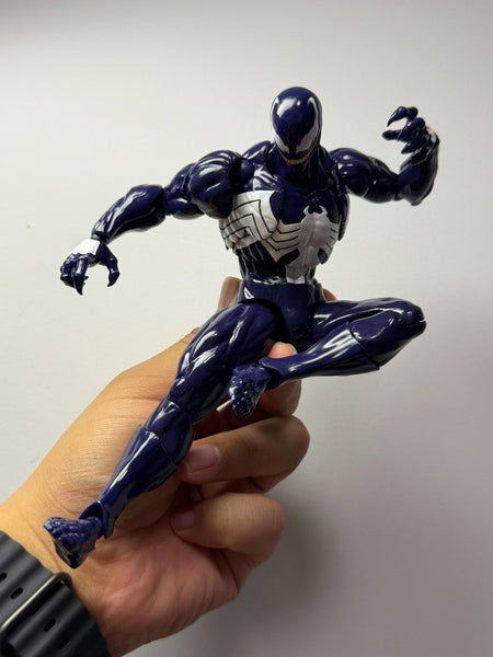 In stock NEW Mess Toys Venom Lethal Neighbor Spider Man Symbiotic Black Suit Messtoys Spiderman Anime Action Figure Model toys