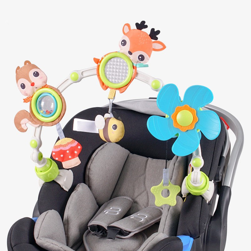 Baby Toy Toddler Cribs Cradles Hanging Bell Baby Stuff Newborn Stroller Stroller Play Arch Bed Toys for Babies 0 12 Months