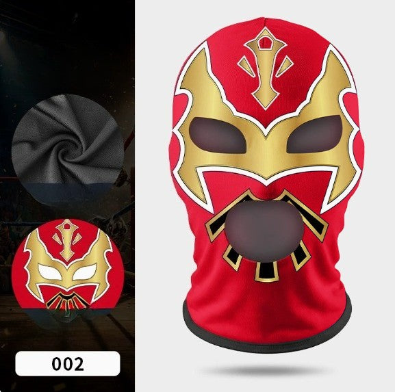 Boxing Mask Wrestling Mask Elastic Milk Silk Mask Lycra Fabric Print Halloween Party Dress Up Costume Party Mask