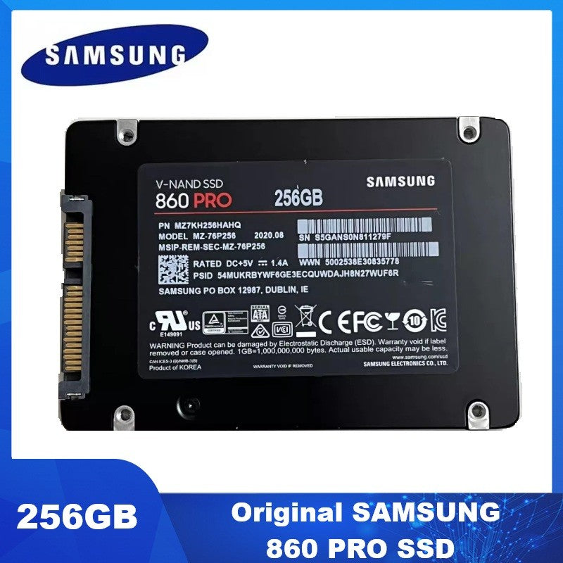 SAMSUNG Original SSD 860 Pro Internal Solid State Disk 2.5 Inch SATA III HDD Hard Drive high speed ssd disk For Laptop Desktop
