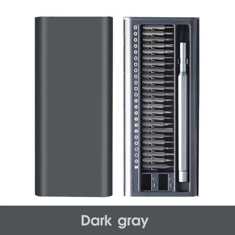 26 in 1 Precision Screwdriver Set Magnetic Screw Driver Bits Multifunctional Mini Repair Tool for iPhone Watch Xiaomi Glasses PC