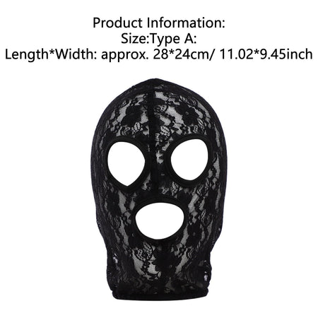 1Pc Face Mask Lace or Velvet Mask Headgear Gothic Halloween Carnival Costume Mask Masquerade Party Performance Supplies
