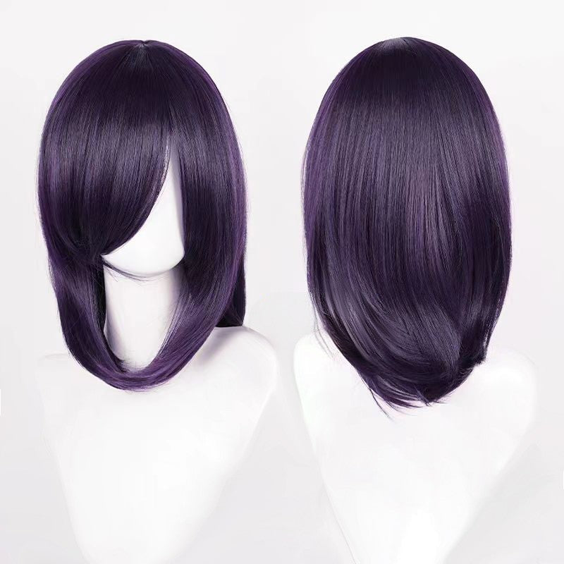 Cosplay Wigs Multicolor 16 Inch Short Straight Men's Wig Synthetic Heat Resistant Wigs for Anime Cosplay Halloween Party Use
