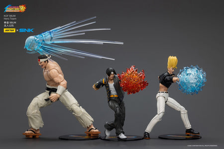 JOYTOY SNK 1/18 Action Figure KOF 98UM Hero Team Kyo Kusanagi Goro Daimon Benimaru Nikaido figures Toys Model