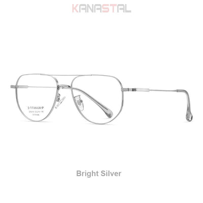 Pure Titanium Reading Glasses Women Prescription Optical Lenses Myopia Eyewear Men Blue Light Blocking Computer Eyeglasses Frame