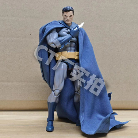 CT Toys Batman Mafex 126 Blue 1/6 Scale Action Figure DC Batman Shf Anime Collectible Figurine for Kids And Collectors Xmas Gift