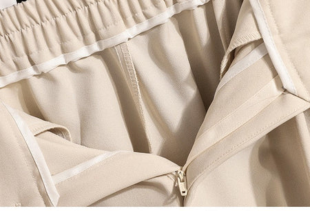 Plus Size Pants Woman 2025 Autumn Winter New Arrival High Waist Suit Pants High Quality Korean Style Straight Trousers