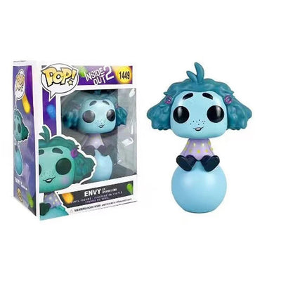 Anime inside out 2 Joy Anxiety Anger Sadness Disgust Fear POP Figure Action Toys Cartoon Movie PVC Doll Figurines