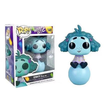 Anime inside out 2 Joy Anxiety Anger Sadness Disgust Fear POP Figure Action Toys Cartoon Movie PVC Doll Figurines