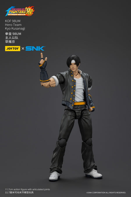 JOYTOY SNK 1/18 Action Figure KOF 98UM Hero Team Kyo Kusanagi Goro Daimon Benimaru Nikaido figures Toys Model