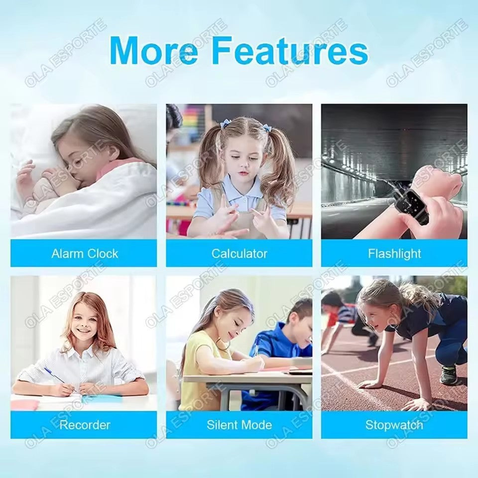 2025 New Kids Smart Watch Child HD Touch Screen 4G Sim Card Call Games Smartwatch Music Watch Boy Girl Gift Children Smartwatch